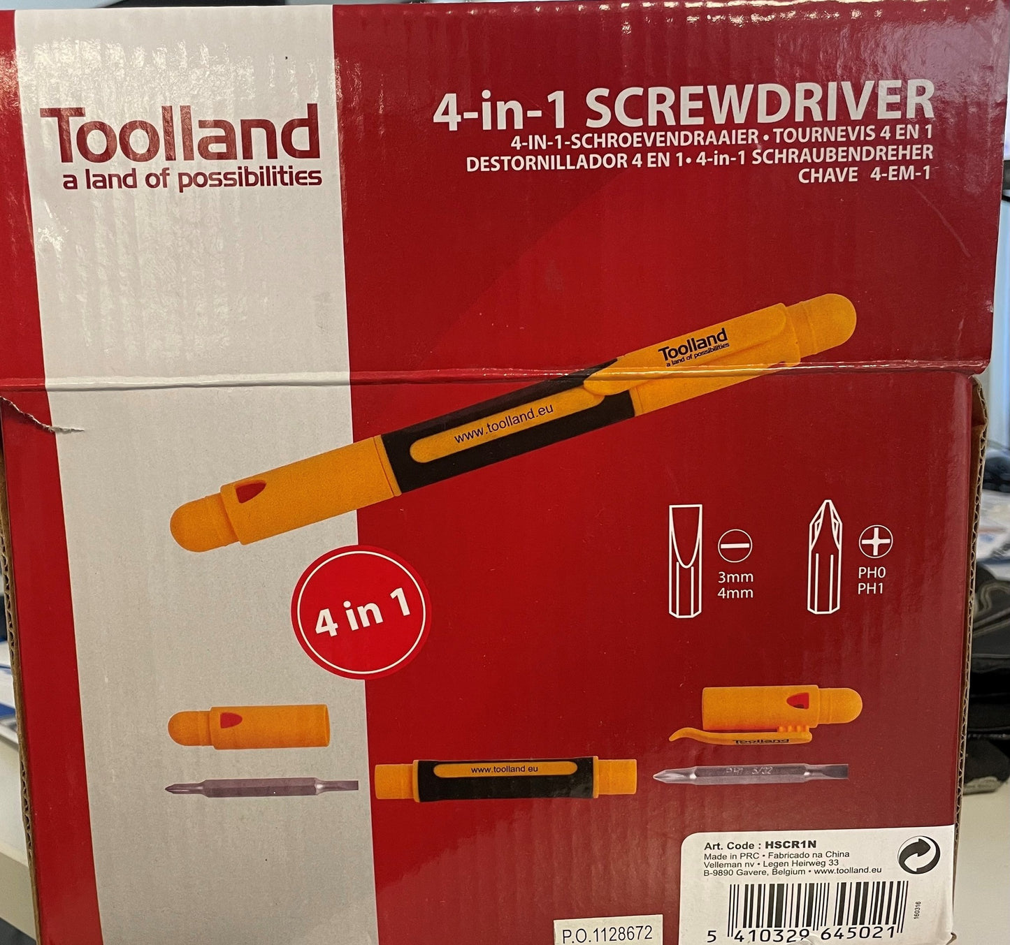 Stylo Tourne Vis - Toolland - 4 en 1