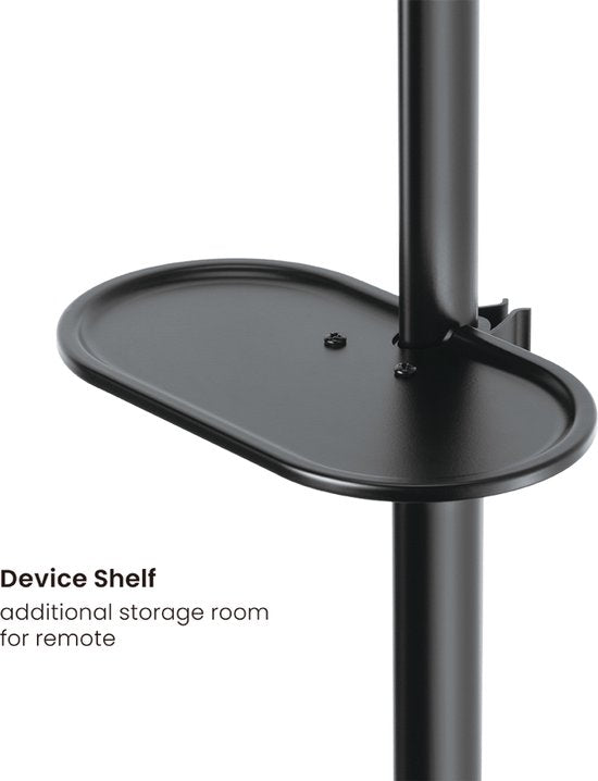 VDD - Beamer Tripod - Beamer Bracket - Beamer Stand - Projector Stand - Beamer Holder - Beamer Table - media shelf - black