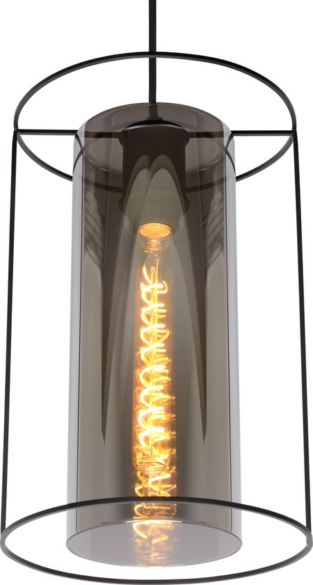Suspension Lucide DOUNIA - Ø 25 cm - E27 - Noir