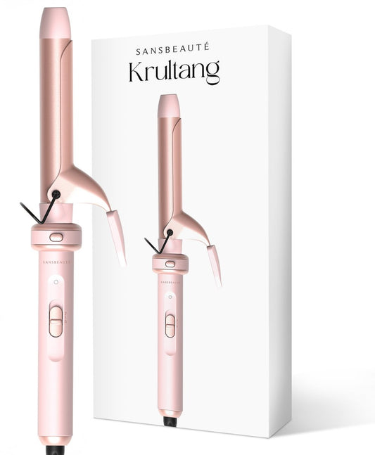 Sansbeauté® Fer à boucler avec pince - 25mm - Fer à boucler en céramique - Fers à boucler - Coiffeur - Brosse à boucler