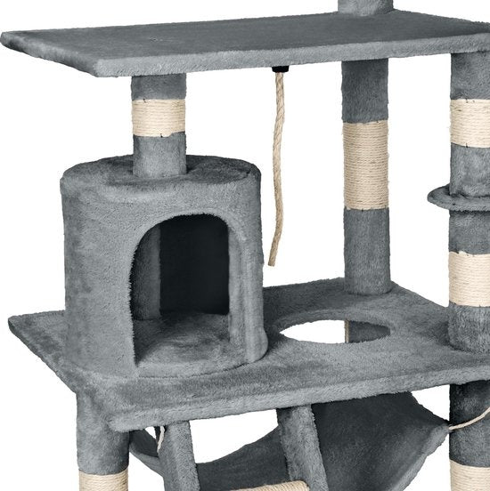 TecTake Stokely Krabpaal - Grijs - 141 cm