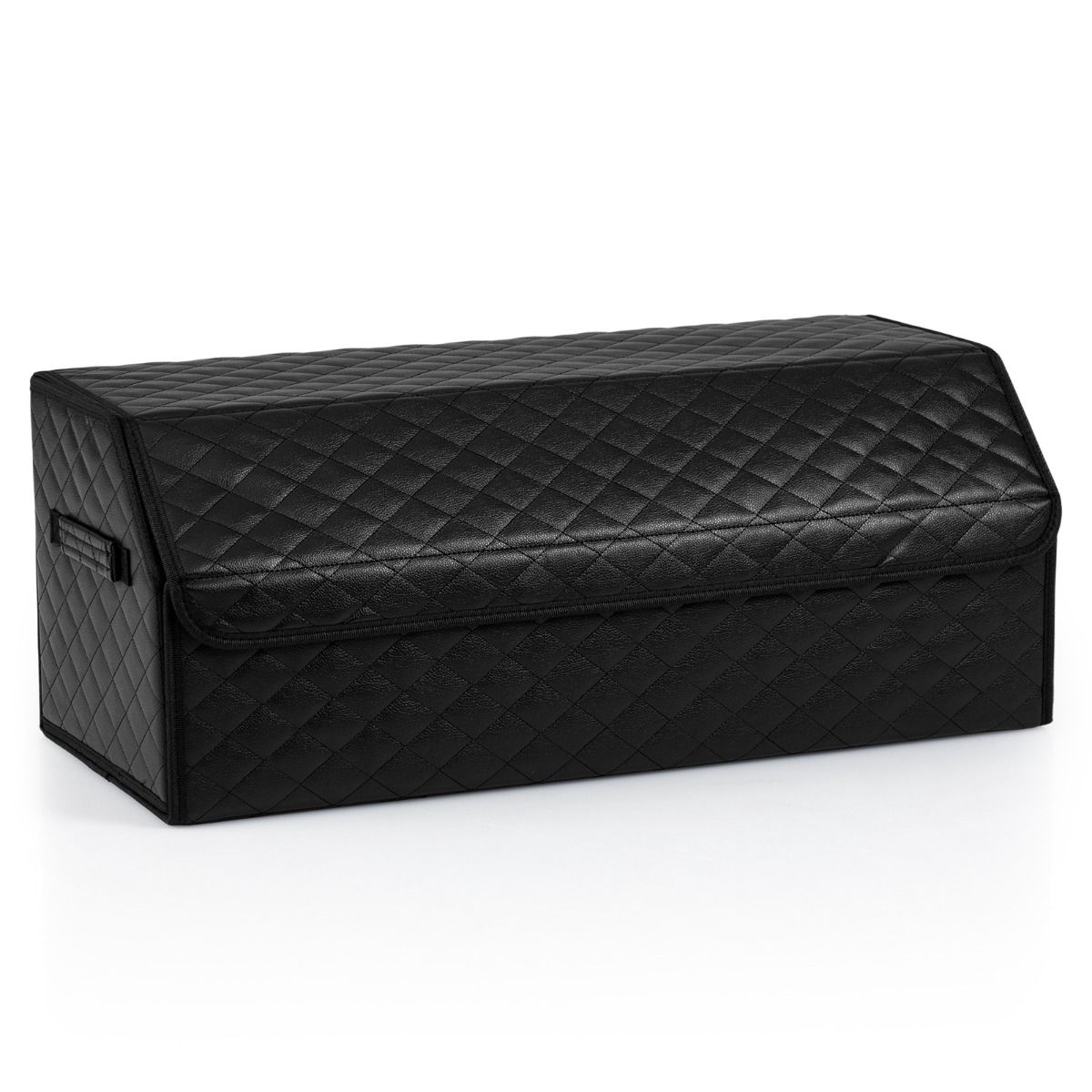 Organiseur de coffre pliable Coast - Avec couvercle - Compartiments modulables - Noir 30 x 69 x 27,5 cm