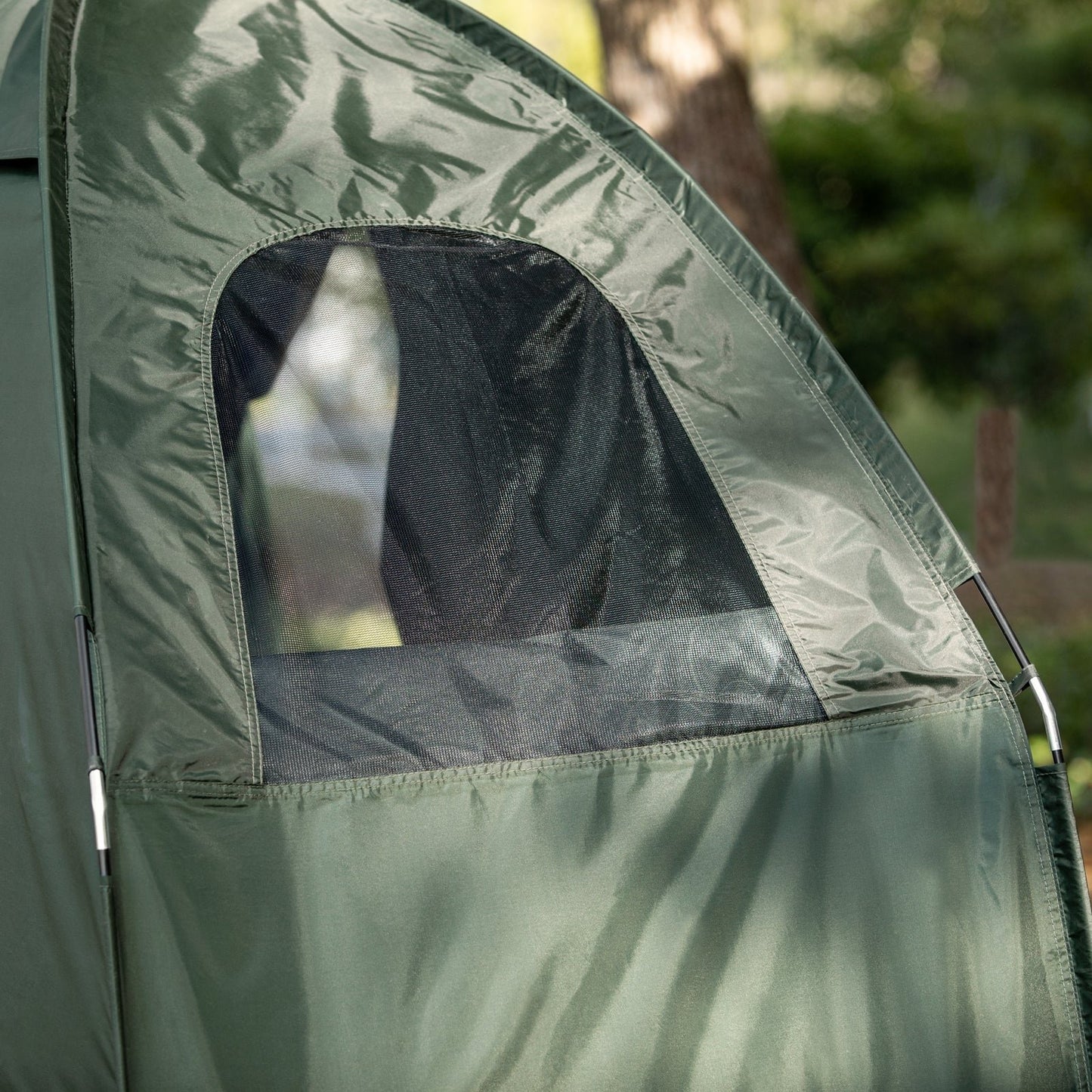 SoBuy OGS32-GR Tente une personne avec lit gonflable - pliable - jusqu'à 160 kg - 194 x 87 x 165 cm - vert