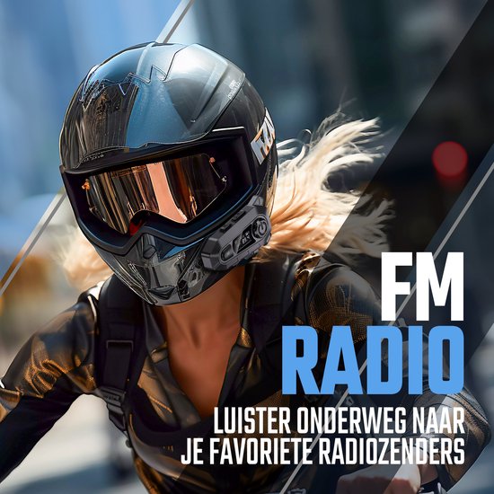 Tech Essentials R500 - Casque de moto - Avec Bluetooth 5.4 - Intercom - Radio - Microphone dur - Cyclomoteur - Scooter