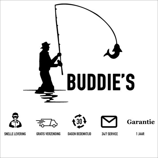 BUDDIE'S® Feedboat - Charge utile 3KG - 2 Feeders - Eclairage - Portée 500 mètres - Sac de rangement - Feedboat Carpe - Baitboat - Pêche à la carpe