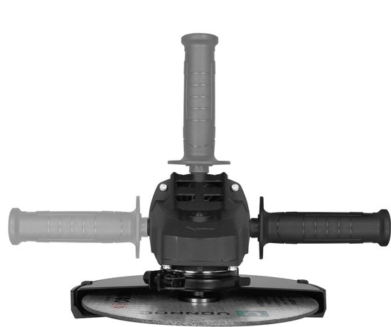 VONROC Meuleuse d'angle 2350W - Ø230mm - 5800 rpm - Avec poignée latérale pour droitier et gaucher - 3 mètres de câble en caoutchouc - excl. meule