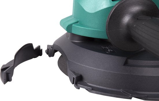 VONROC Ponceuse - 750W - Ø180MM - Plafond et mur - Tuyau et sac de collecte de poussière inclus