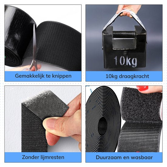 Velcro auto-adhésif Luft - Bande - à coudre - Velcro - Bande Velcro