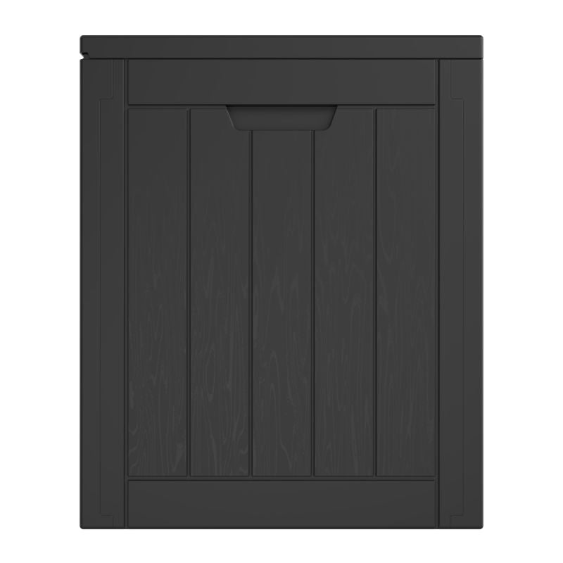 Boîte de rangement Lifegoods 118L - aspect bois - étanche - capacité 55 kg