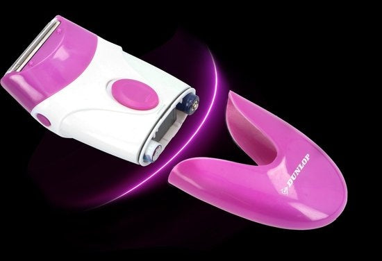 Dunlop Ladyshave - Rasoir pour femmes - Rasoir arrondi - Alimentation par piles (2xAAA excl.)