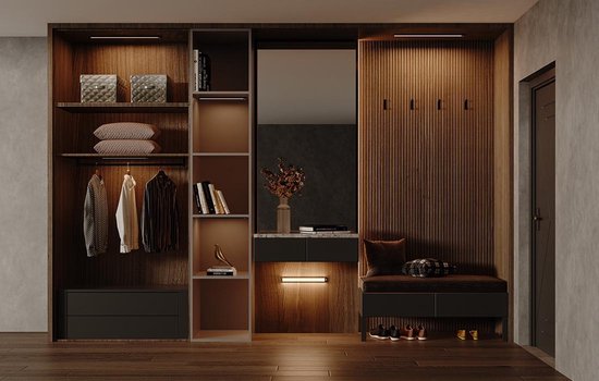 Éclairage d'armoire Yeelight avec détecteur de mouvement - 135 lumens - Noir - 60 cm - rechargeable