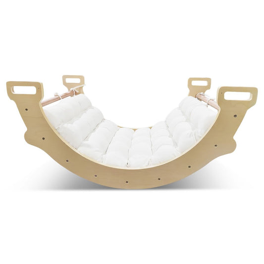 Arc d'escalade Coast avec coussin souple - Bois - 81 x 50 x 38,5 cm - Couleur naturelle