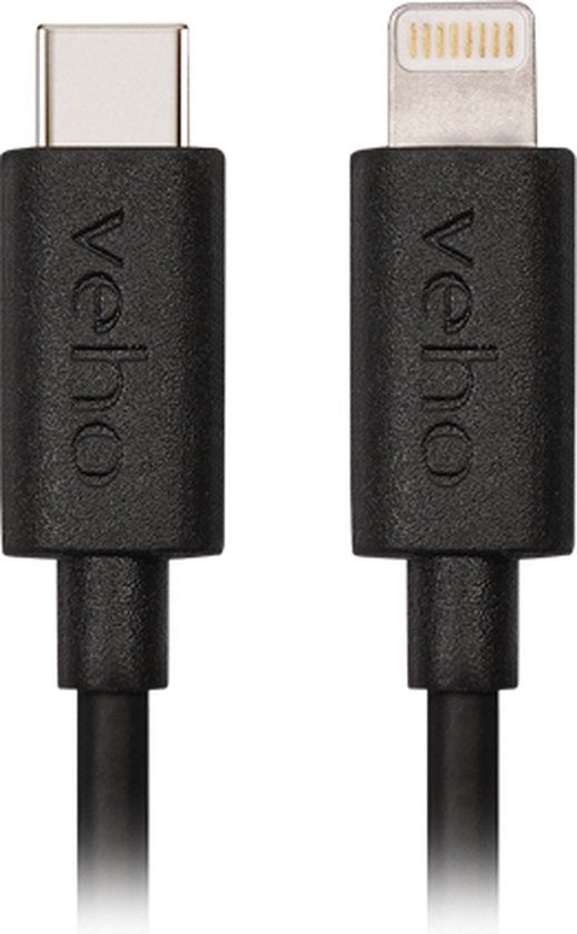 Veho Câble de recharge et de synchronisation USB-C™ vers Lightning pour iPhone - 20cm