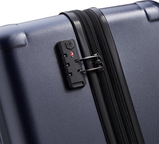 Valise Jeep Extra Large 80 cm extensible, couleur Pecoat Navy