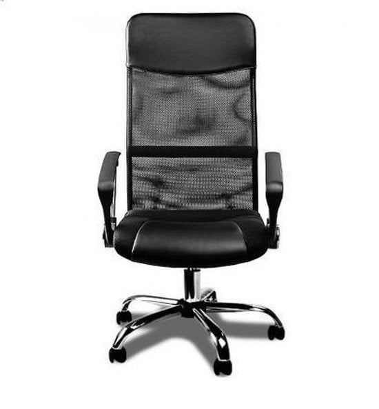 VEEHAUS Chaise de bureau en maille noire