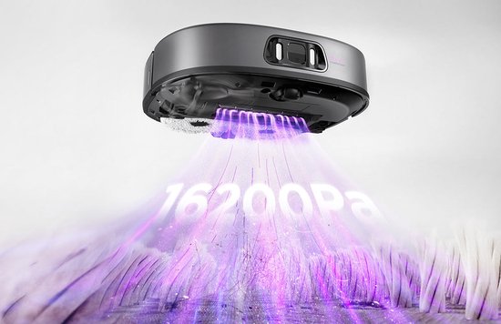 Eureka J15 Pro Ultra Black - Robot aspirateur avec fonction de lavage - autonettoyant - navigation intelligente