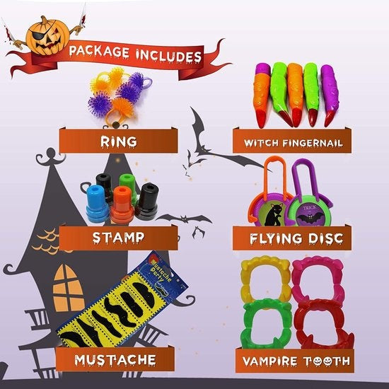 The Twiddlers - Lot de 110 jouets - Thème Halloween