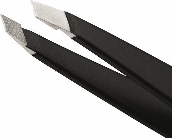 Pince à épiler Tweezerman Slant Midnight Sky – Pince à sourcils - Pince de précision professionnelle à pointe biseautée – Pour l'épilation et l'élimination des poils – Acier inoxydable – Convient aux poils fins et épais – Pince à épiler pour sourcils