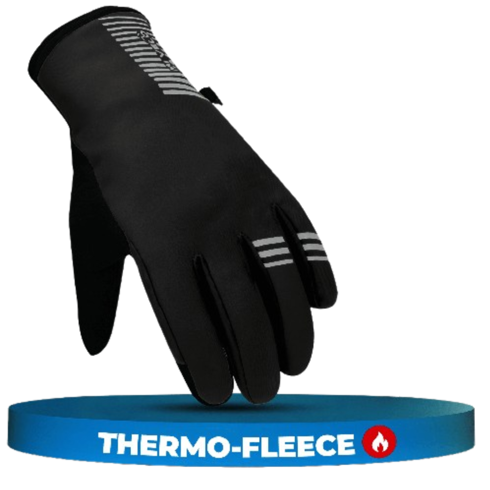 Gants d'hiver Mivelo - Noir - Taille L - Avec 3M™ Thinsulate™ & Thermo-Fleece
