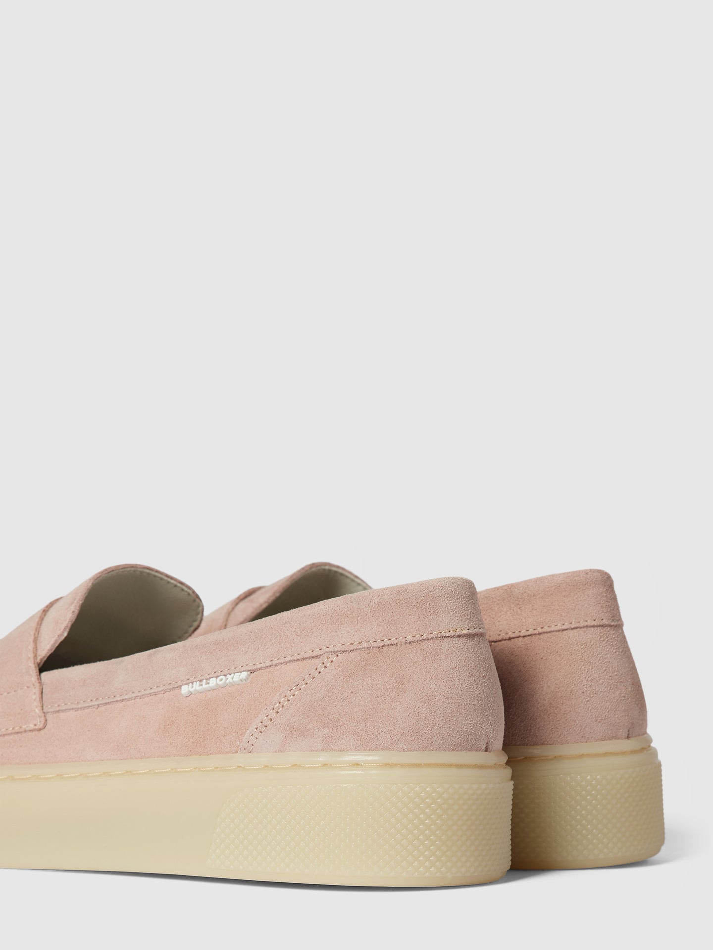 Bullboxer Penny Loafers Light Pink - Chaussures élégantes à enfiler avec pont de tige - Taille 40
