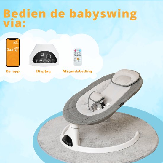 Château gonflable électrique Moxica - Balançoire pour bébé - Balançoire pour bébé - Château gonflable