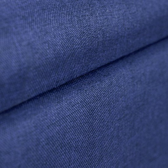 banc avec rangement - 39,5 x 79,5 x 39,5 cm - coussin - pieds en bois - banc d'entrée - bleu