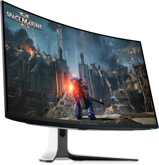 Alienware AW3225QF - Écran de jeu OLED incurvé 4K - Courbure 1800r - 240 Hz - Compatible PS5 - 32 pouces