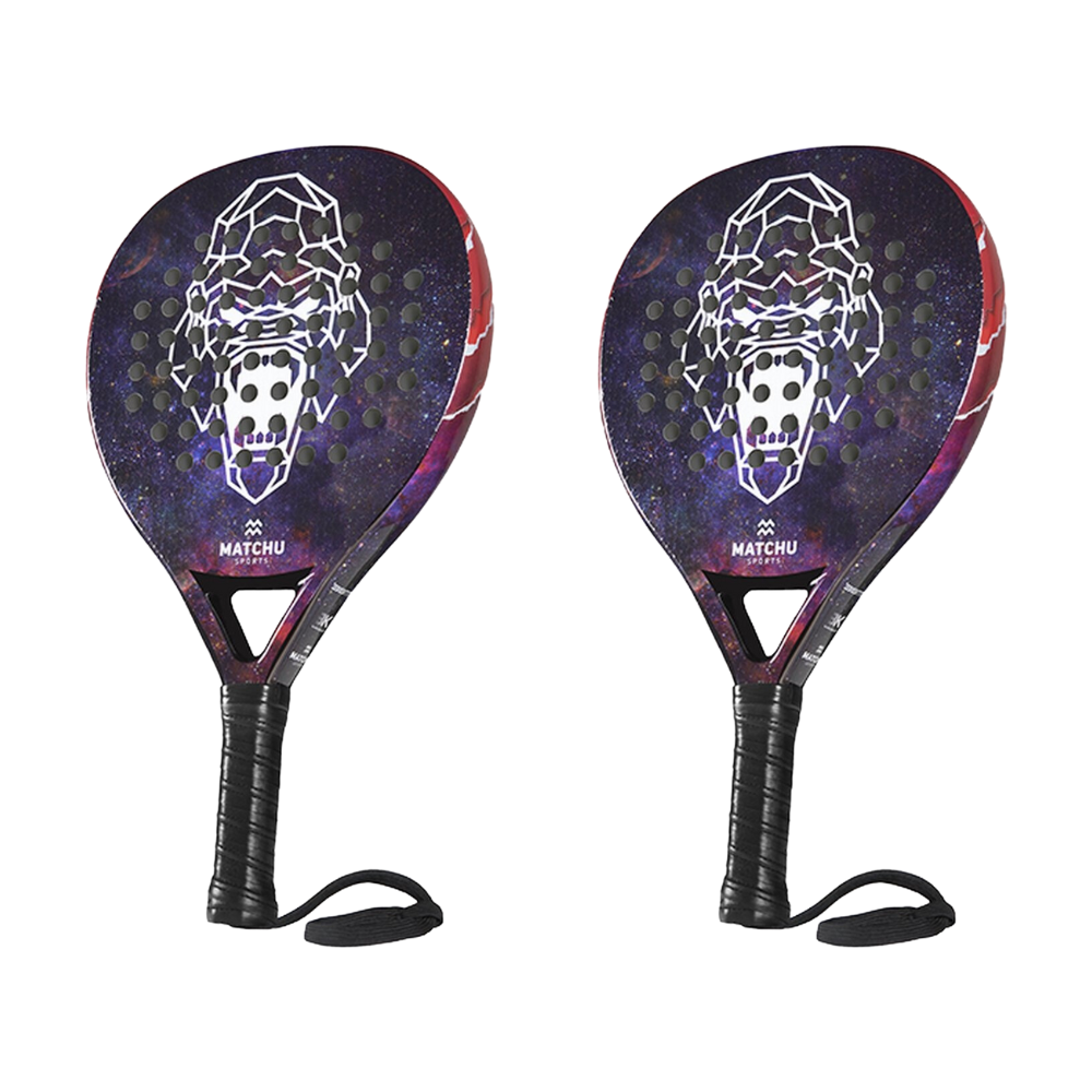 Matchu Sports - Padel Racket - Gorilla - Traanvorm - Padel - Met draagtas - 3K Carbon - Inclusief padel tas