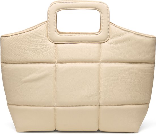 Chabo Bags - Queens Shopper - Shoulder bag - Handbag - Leather - Cream White