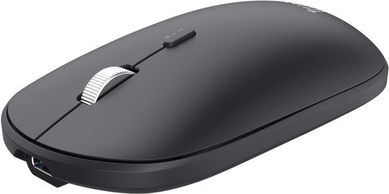 Trust Lyra - Clavier et souris sans fil - Multi-connexion - Rechargeables - Azerty BE - Noir