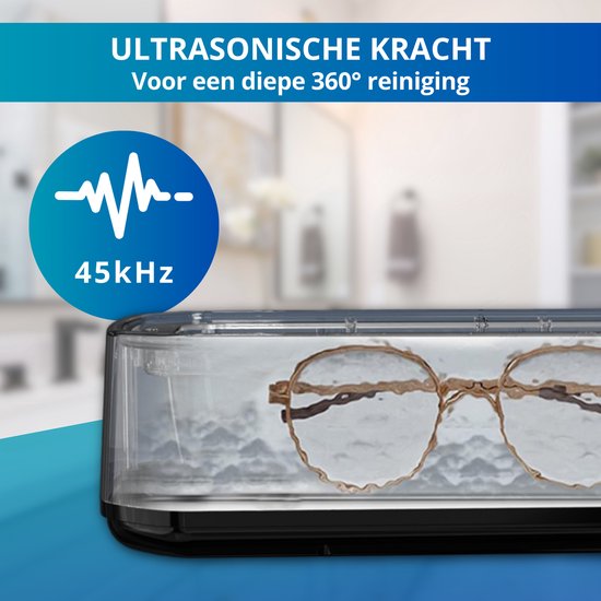 Nettoyeur ultrasonique - 650ml - Nettoyage de verres - Nettoyage de bijoux - Montre - Zeri