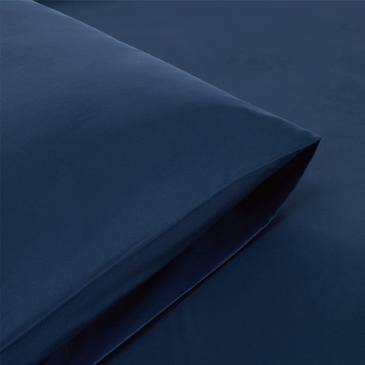 Kalm Kussensloop 60x70cm - 100% Hoogwaardige Katoen - Comfortabel en Vochtregulerend - Blauw/Wit