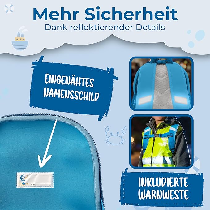 REISERACKER Sac à dos enfant Adventure blue