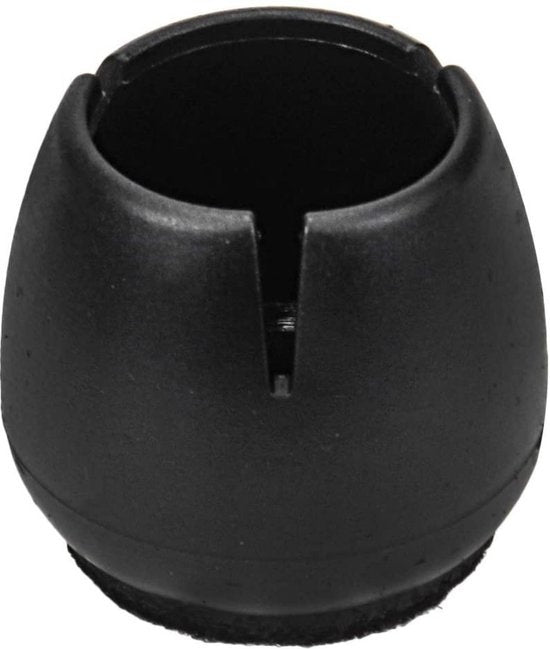 Protecteurs de pieds de chaises Protecteur de sol Ø12-16 mm - Capuchons de pieds de chaises Capuchons de meubles 24 pièces - Capuchons de chaises ronds Protecteurs de sol Chaises - Noir