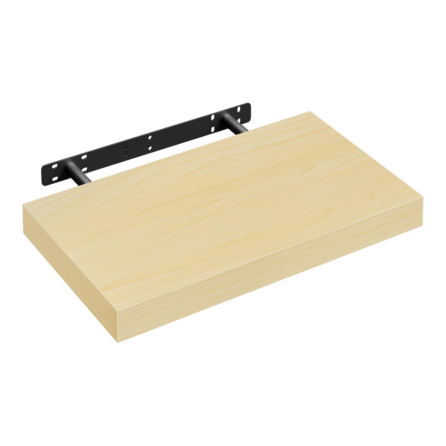 Étagère murale WOLTU RG9372kei - MDF plaqué PVC - chêne jaune - 40 x 22,9 x 3,8 cm