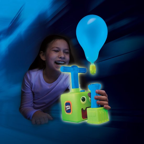 Mediashop Balloon Zoom - Jouet « voiture ballon » pour les enfants à partir de 3 ans - avec modes « voiture » et « fusée » - brille dans le noir