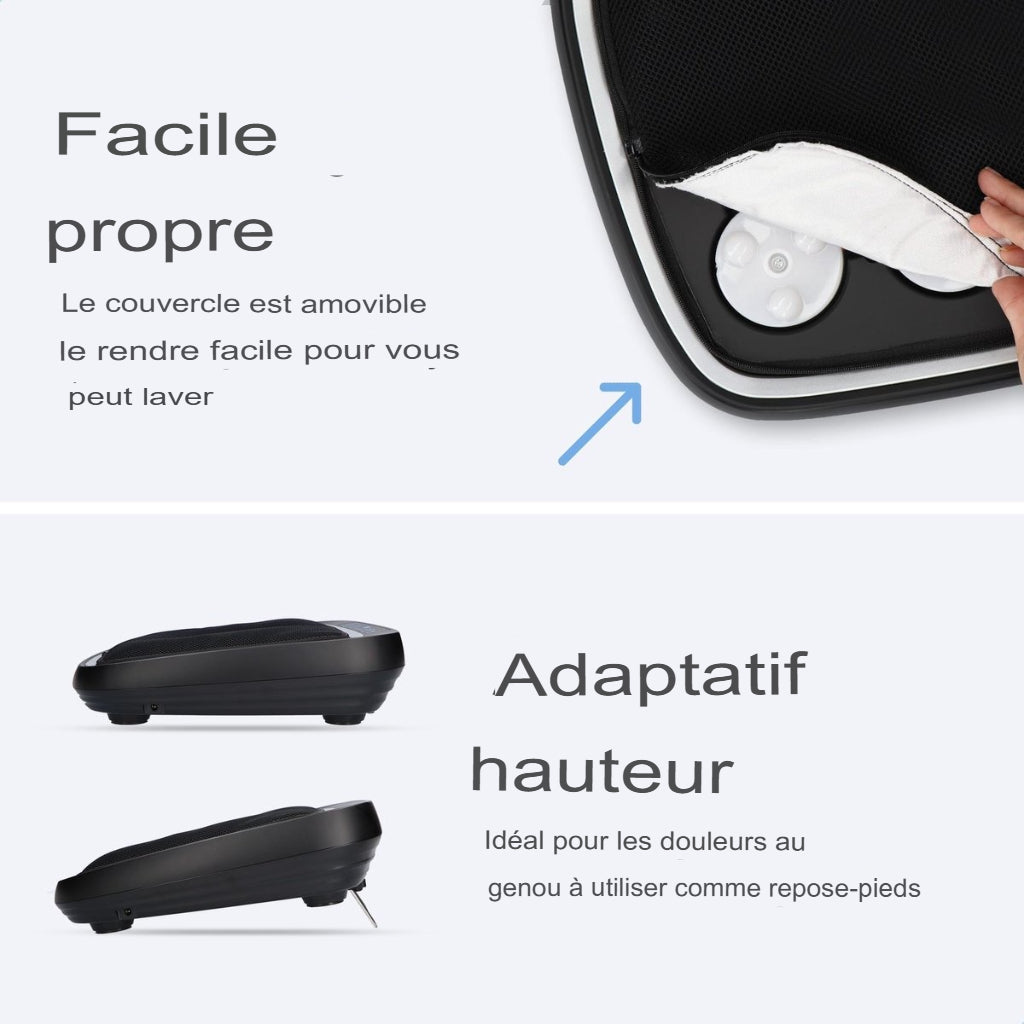 Appareil de massage des pieds Shiatsu Lifeproducts, Noir