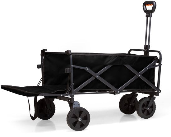 Wagon électrique Mr Fold - XL - pliable - 255L - 100KG de capacité de charge - noir - 5 ans de garantie