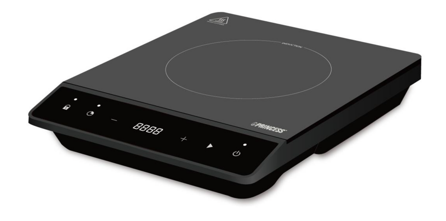 Plaque de cuisson à induction autonome Princess 303030 - 2 000 W - Ø 19 cm - Noir