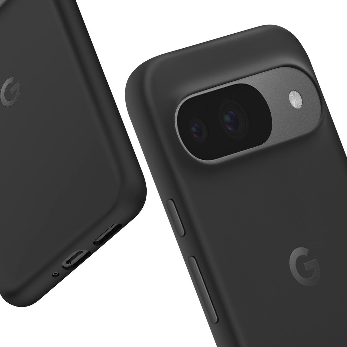 Original Google Pixel 9 / 9 Pro Case - Durable Back Cover - TPU & Polycarbonate - Slim & Comfortable - Black