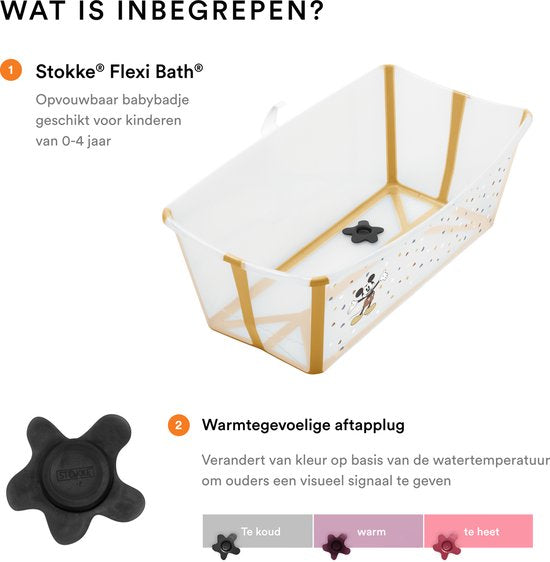 Stokke Flexi Bath - Baignoire Mickey Celebration