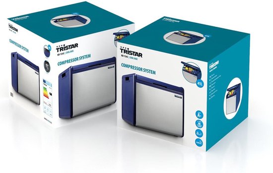 Glacière électrique Tristar KB-7245 - 230 V - 41 l - Bleu / Argent