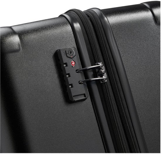 Valise Jeep Extra Large 80 cm extensible, noire