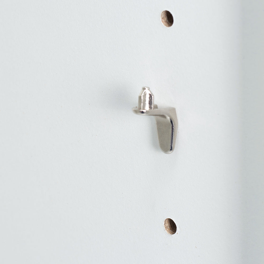 Casaria Bibliothèque Vela - 2 compartiments réglables 77x60x30 cm - Blanc