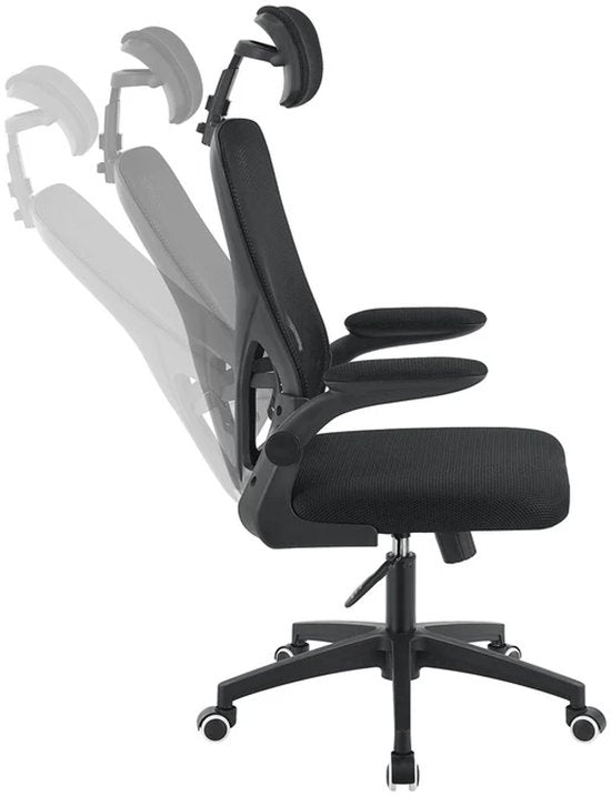 Chaise de bureau ergonomique - Baltimore - Noir