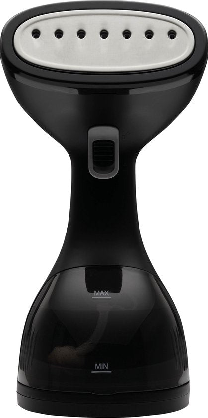 Tomado TSH1201B - Défroisseur pour vêtements - Défroisseur pour les mains - Démêleur - Nettoyeur à vapeur - 2 brosses incluses - Noir
