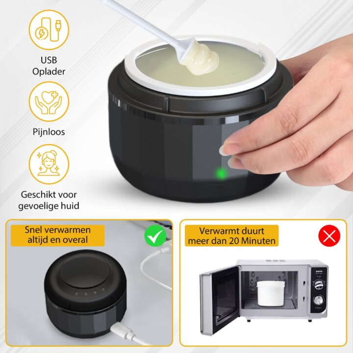 Appareil Bolusso Wax pour le nez et le visage - Compact