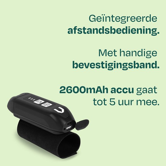 Éclairage LED pour parasol VONROC - 15 bandes lumineuses - blanc chaud - pour les parasols suspendus VONROC Bardolino et Pisogne ou les parasols à baleines à partir de 69 cm - batterie rechargeable de 2 600 mAh – (parasol non inclus)