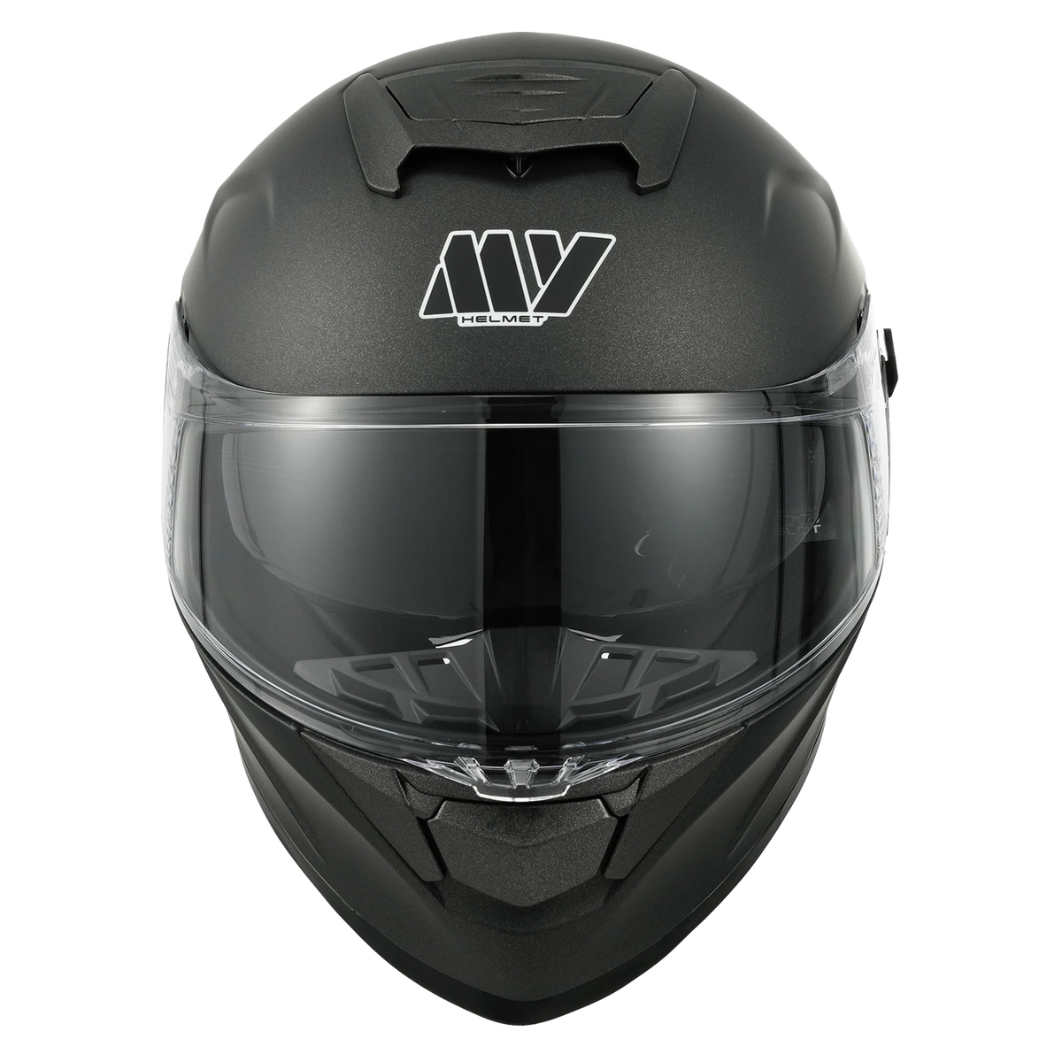 Casque intégral MY – Certifié ECE R 22.06 – Taille M – Titane mat et noir – ABS
