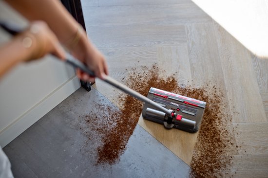 Voom Power Cleaning Tool : nettoyeur de sol sans fil avec brosse autonettoyante et technologie 360 Swivel Tech